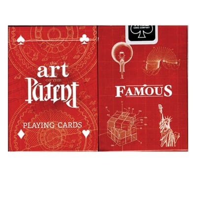 Limited Edition Art of the Famous Patent Playing Cards Playing Cards