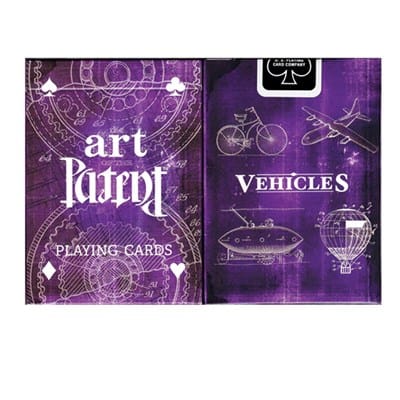 Limited Edition Art of the Vehicle Patent Playing Cards Playing Cards