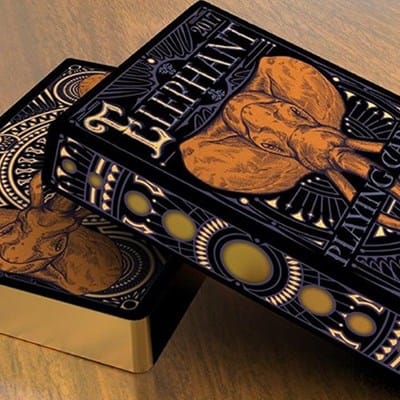 Limited Edition Elephant Playing Cards - Night Playing Cards