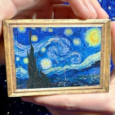 Gilded Vincent van Gogh The Starry Night Playing Cards Playing Cards