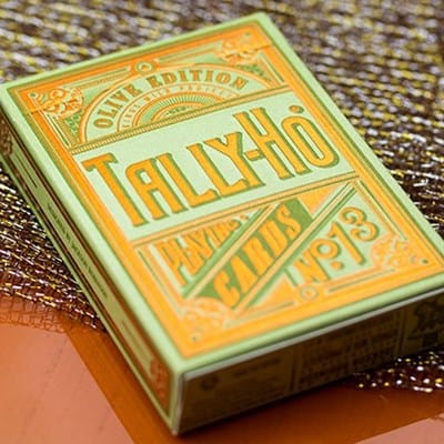 Limited Edition Olive Tally Ho Playing Cards Playing Cards