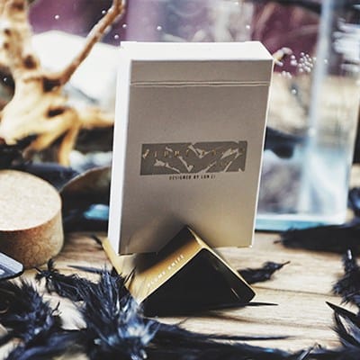 Limited Edition Plume Knife Playing Card (White) Playing Cards