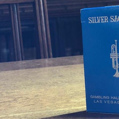 Silver Sackbut Playing Cards V2 (Cyan)  Playing Cards