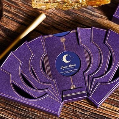 Violet Luna Moon Playing Card Playing Cards