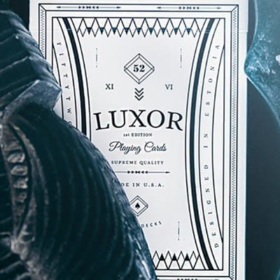 Limited Edition White Luxor Playing Cards Playing Cards