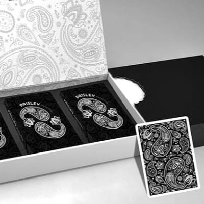Limited Luxurious Paisley Playing Cards Collector's Box Set Playing Cards