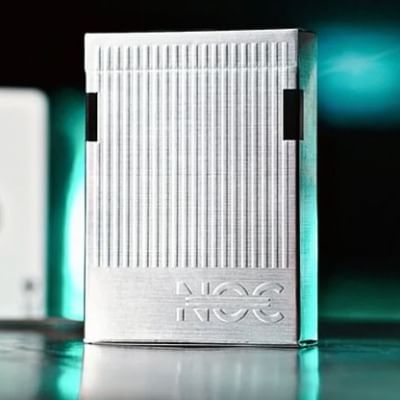 Limited NOC3000X3 Playing Cards (Silver/Teal - Species X)