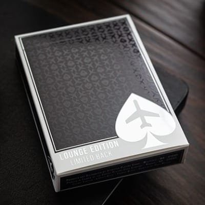 Jetsetter Playing Limited Back Lounge Edition Playing Cards (Tarmac Black) Playing Cards