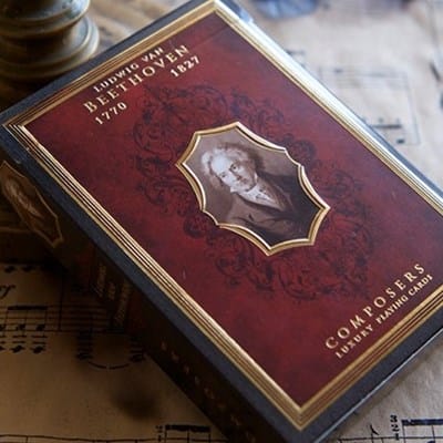 Composers Ludwig Van Beethoven Playing Cards Playing Cards