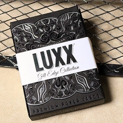 LUXX Gilt Edge Playing Cards (Silver) Playing Cards