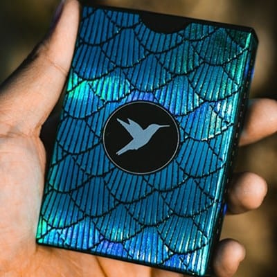 Marvelous Hummingbird Feathers Playing Cards