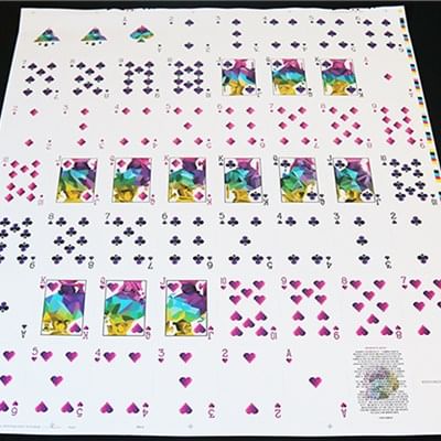 Memento Mori Playing Card Uncut Sheet