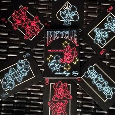 Mickey Mouse Neon Playing Cards Playing Cards