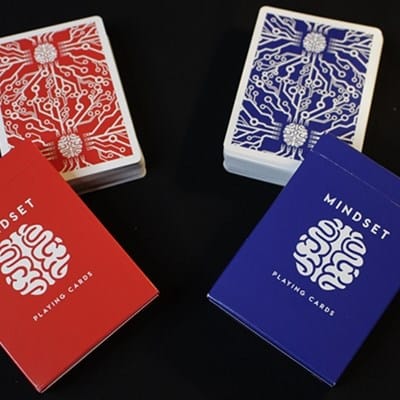 Mindset Duo 1 Red and 1 Blue Set Playing Cards