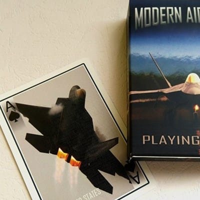 Modern Aircraft Playing Cards Playing Cards