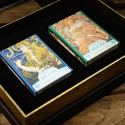 Mucha Holo Edition Playing Cards Collector's Set Playing Cards
