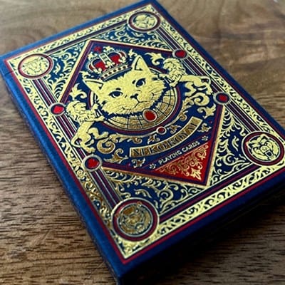 Neko Royal Blue Playing Cards Playing Cards