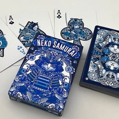 Neko Samurai  Playing Cards Playing Cards