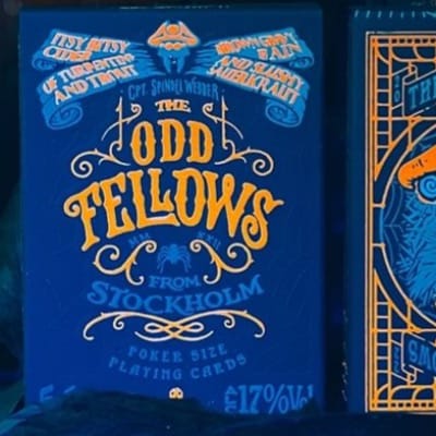 Odd Fellows Cpt. Spindel Playing Cards Playing Cards