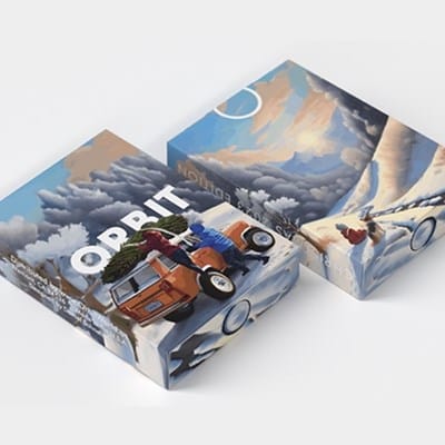 Orbit Christmas V3 Playing Cards Playing Cards