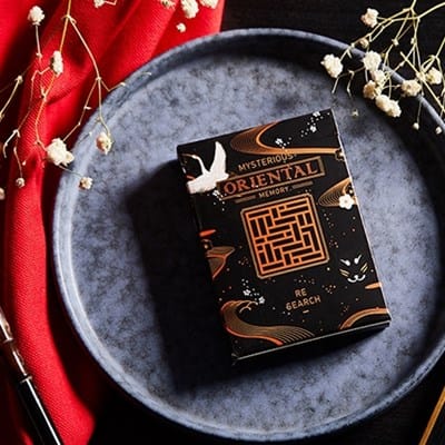 Oriental Memory Black Playing Cards Playing Cards
