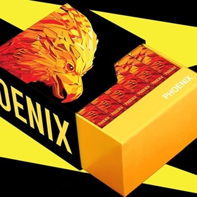 Phoenix Playing Cards (Riffle Shuffle) - Collector's 1/2 Brick Box Playing Cards