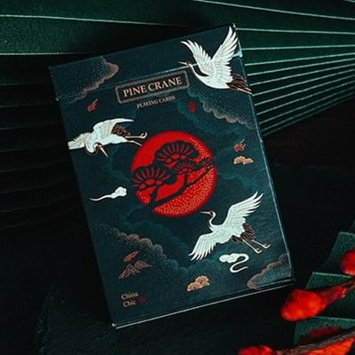 Pine Crane Playing Cards