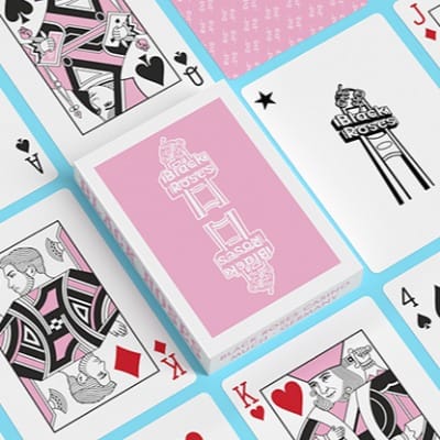 Black Roses Vintage Casino Playing Cards Playing Cards