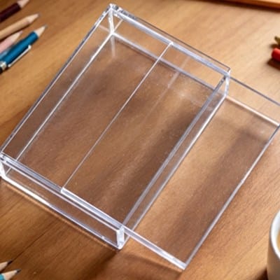 Plexiglass Card Case Playing Cards