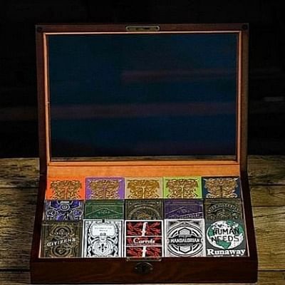 Premium Wood Playing Card Storage Box (8 deck and 15 deck)