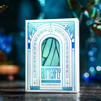 Prism Blue Morpho Playing Cards Playing Cards