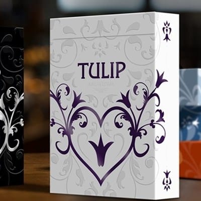 Purple Tulip Playing Cards Playing Cards