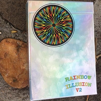 Rainbow Illusion Metallic Playing Cards V2 Playing Cards