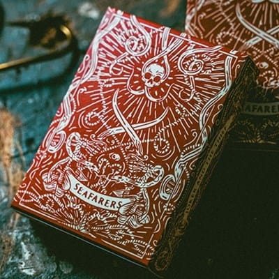 Red Seafarers Playing Cards Playing Cards