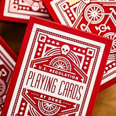 Red Wheel Playing Cards Playing Cards