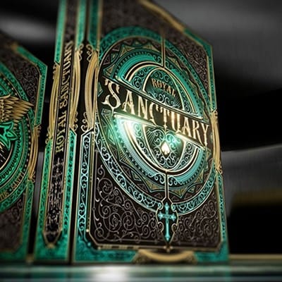 Royal Sanctuary Noble  Emerald Kings Playing Cards Playing Cards