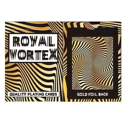 Royal Vortex Gold Foil Playing Cards Playing Cards