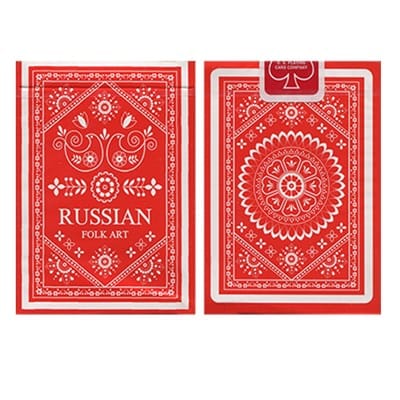 Russian Folk Art Deck Playing Cards