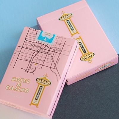 Safari Casino Pink Playing Cards