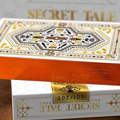 Secret Tale Ragnar MINI White Bee Playing Cards Playing Cards
