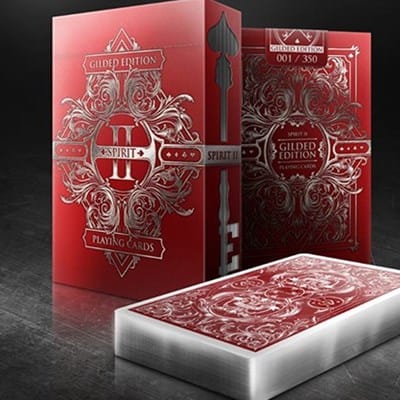 Spirit II MetalLux Red Playing Cards Playing Cards