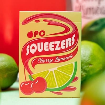 Squeezers V4 Playing Cards (Cherry Limeade) Playing Cards