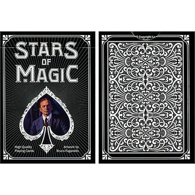 Stars of Magic Playing Cards (Black) Playing Cards
