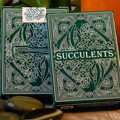 Succulents Playing Cards Playing Cards