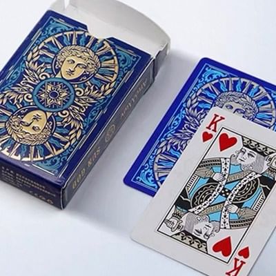 Sun God Greek Mythology Themed Blue Edition Playing Cards