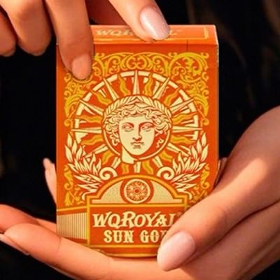 Sun God Greek Mythology Themed Orange Edition Playing Cards