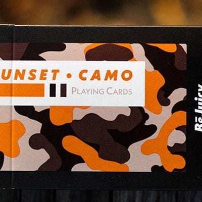 Sunset Camo Playing Cards Playing Cards