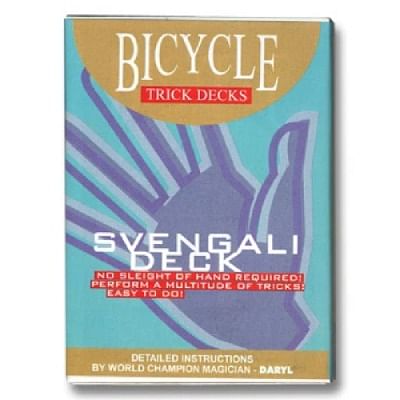 MIRAGE BICYCLE RED DECK GAFF PLAYING CARDS SVENGALI THAT CAN FAN MAGIC TRICKS 