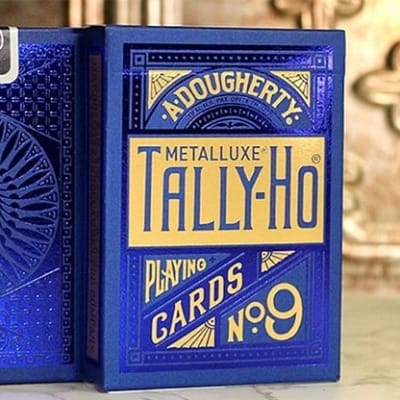 Tally Ho Blue  MetalLuxe Playing Cards