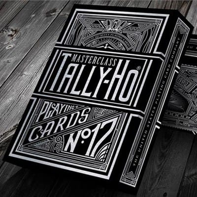 Tally-Ho Chrome Black Masterclass Playing Cards Playing Cards
